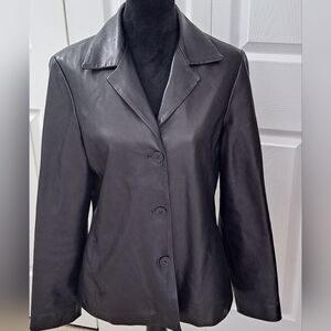 Michael Hoban Super Soft Women's Leather Jacket  Size 12